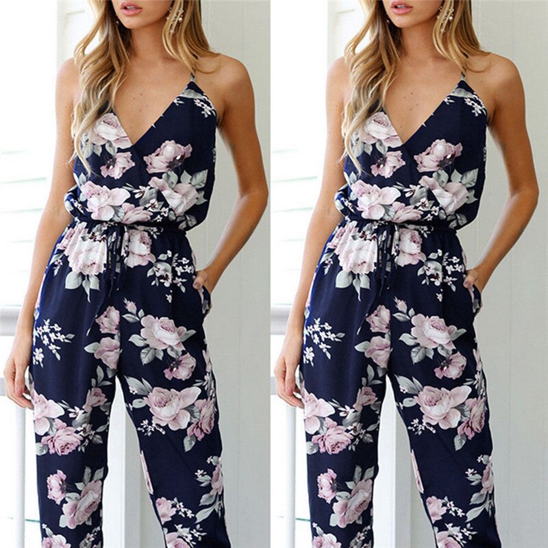 Funki Findz | Pants | Women's Jumpsuit | Floral Print Playsuit
