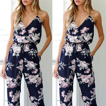 Funki Findz | Pants | Women's Jumpsuit | Floral Print Playsuit