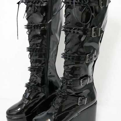 Funki Findz | Boots | Women's Super High Custom Platform Boot