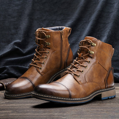 Funki Findz | Boots | Men's Leather Dress Boot | Retro Ankle Boot