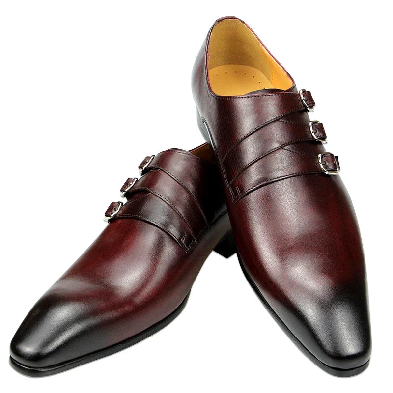Funki Findz | Shoes | Men's Genuine Leather Pointed Toe Shoes