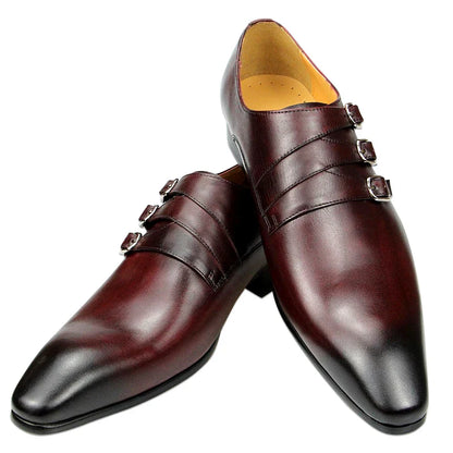 Funki Findz | Shoes | Men's Genuine Leather Pointed Toe Shoes