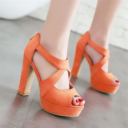 Funki Findz | Shoes | Women's Block Heel High Platform Sandal
