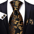 Funki Findz | Neckties | Men's 100% Silk Luxury 3Pcs Tie Sets