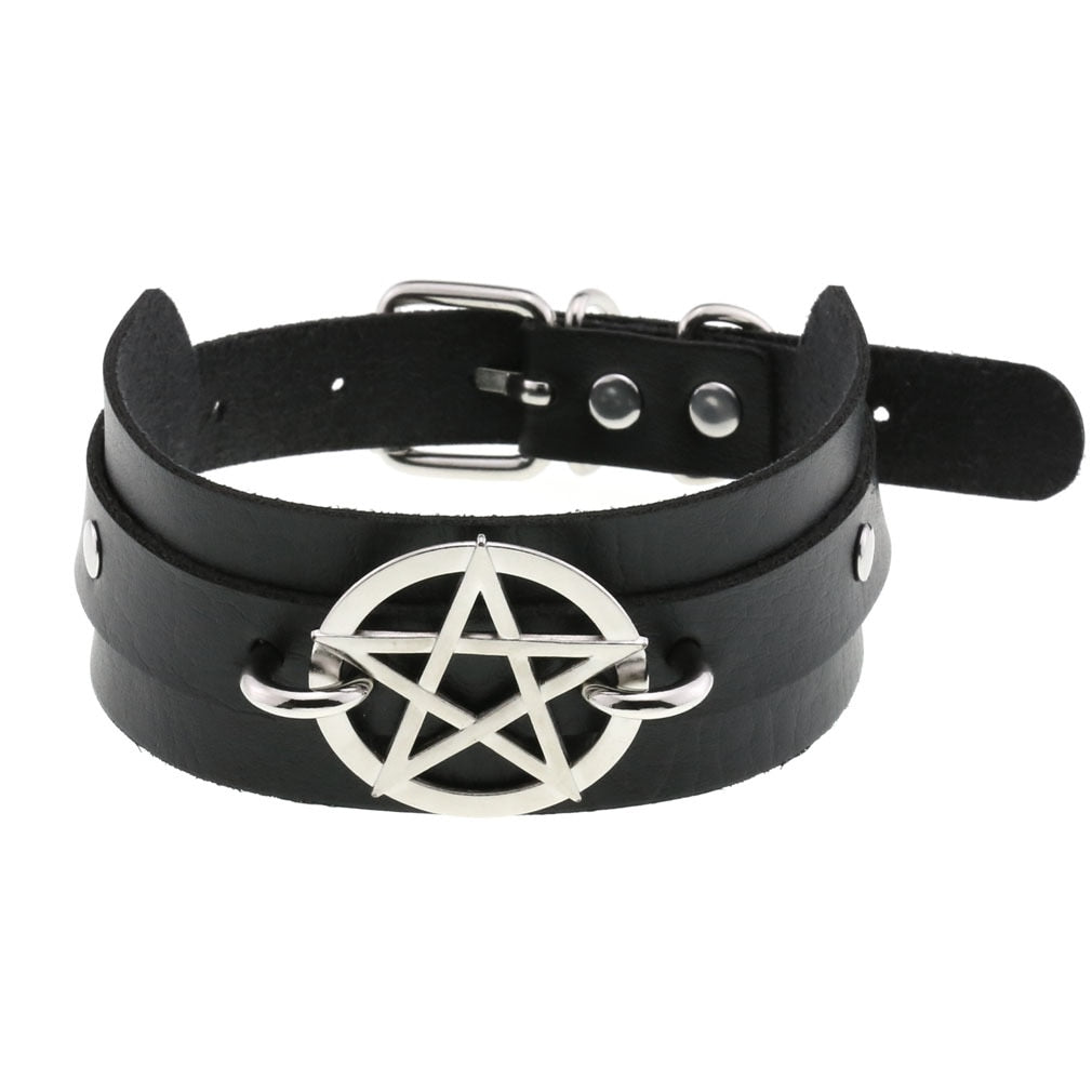 Funki Findz | Necklaces | Unisex Hip Hop PU Leather Choker