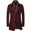 Funki Findz | Jackets | Men's Winter Woolen Long Trench Coat
