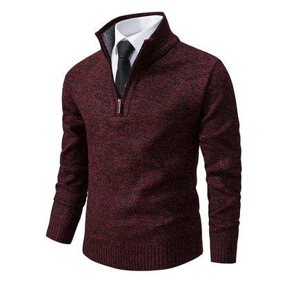 Funki Findz | Sweaters | Men's Casual Stand Collar Zip Pullovers