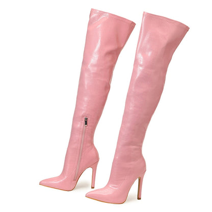 Funki Findz | Boots | Women's Over-the-Knee High Stiletto Boots