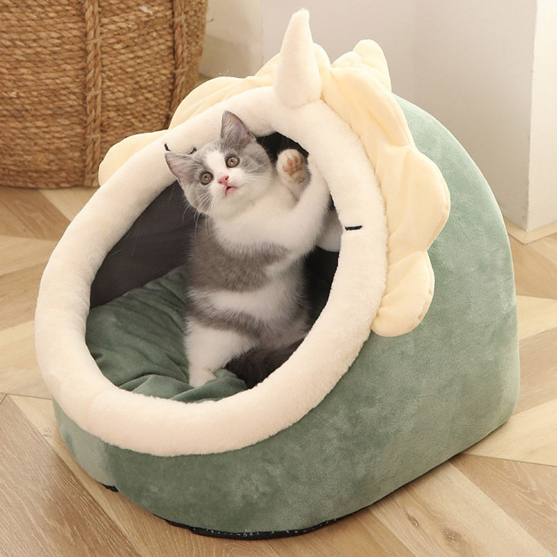 Funki Findz | Pet Beds | Cat Bed | Warm Cozy Kitten Cat Cave