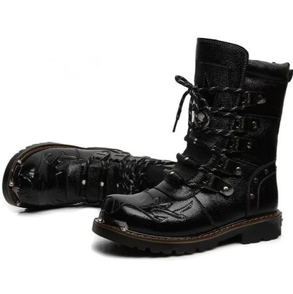 Funki Findz | Boots | Men's Genuine Leather Motorcycle Boots