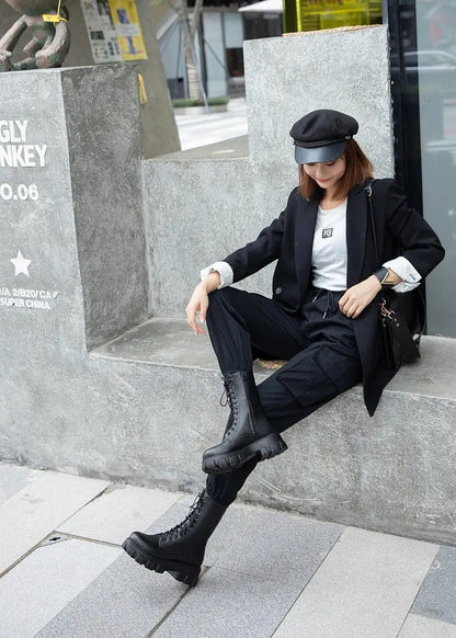 Funki Findz | Boots | Women's Platform Chunky Heel Ankle Boot
