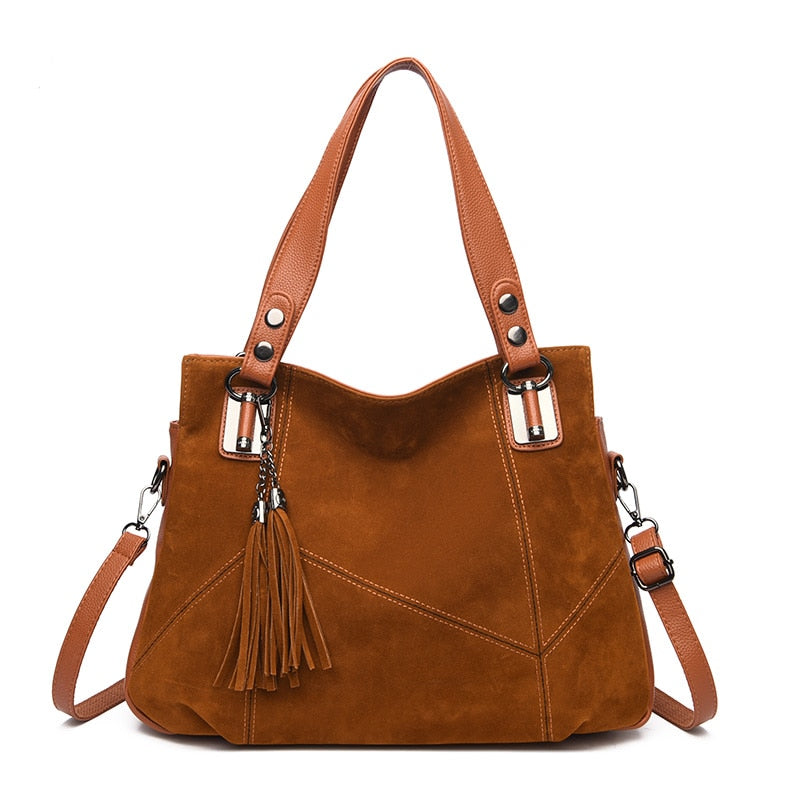 Funki Findz | Bags | Handbags | Women's Suede Shoulder Bag