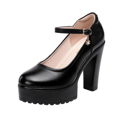 Funki Findz | Shoes | Women's Luxury Leather High Mary Janes