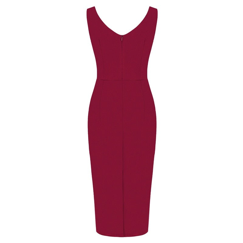 Funki Findz | Dresses | Women's Cocktail Party Slim Pencil Dress
