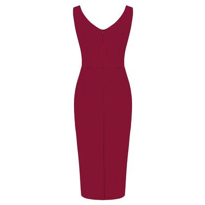 Funki Findz | Dresses | Women's Cocktail Party Slim Pencil Dress