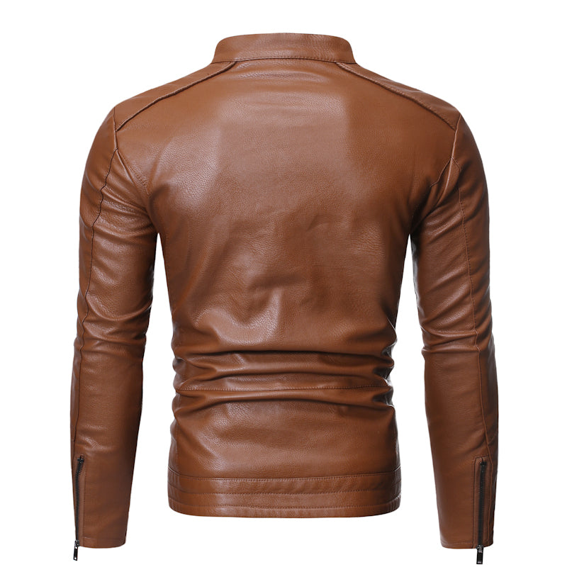 Funki Findz | Jackets | Men's Women's Slim PU Leather Jacket