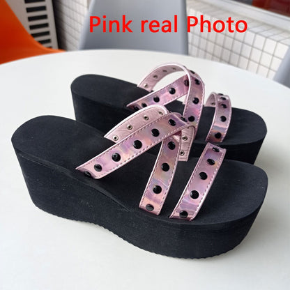 Funki Findz | Shoes | Women's Gothic Platform Wedge Sandals