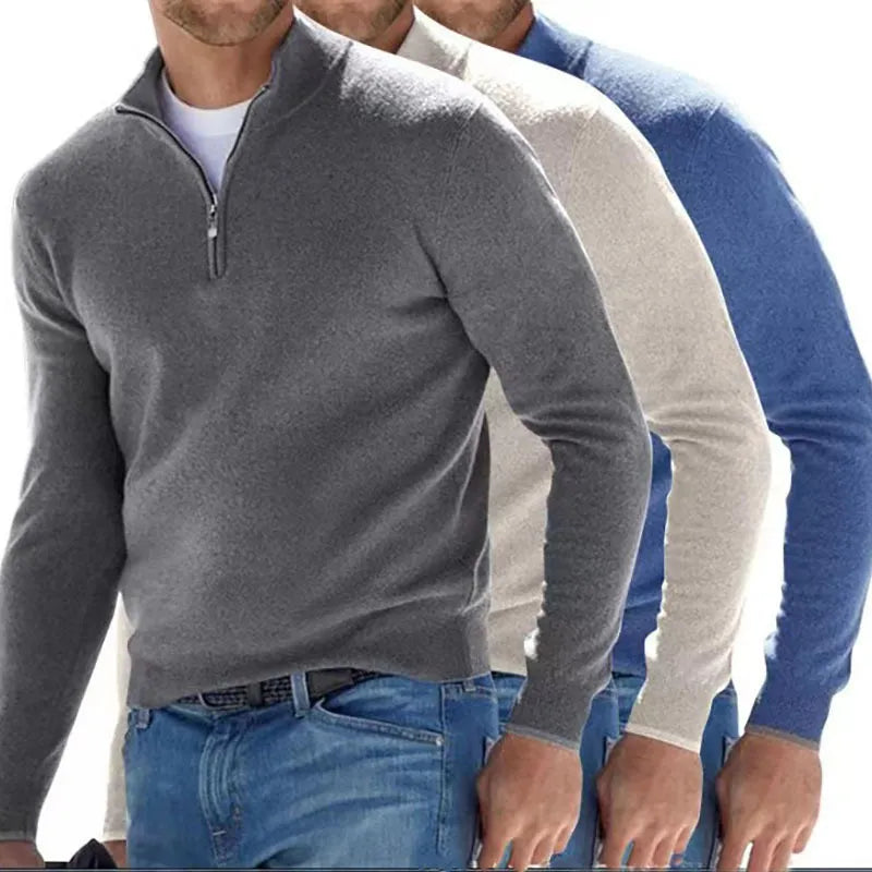 Funki Findz | Sweaters | Men's Slim Fit V-neck Casual Pullover