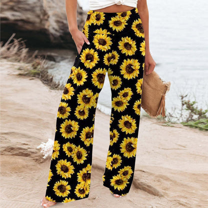 Funki Findz | Pants | Women's Boho Wide Leg Long Pants