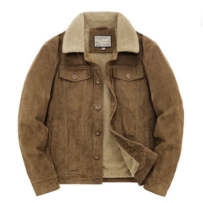 Funki Findz | Jackets | Men's Padded Corduroy Fleece Jacket