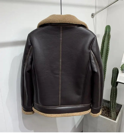 Funki Findz | Jackets | Men's Faux Leather Fleece Bomber Jacket
