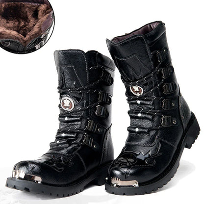 Funki Findz | Boots | Men's Genuine Leather Motorcycle Boots