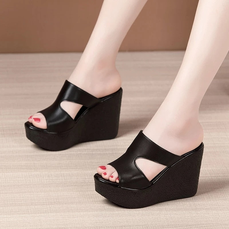 Funki Findz | Shoes | Women's High Heel Gothic Wedge Sandals
