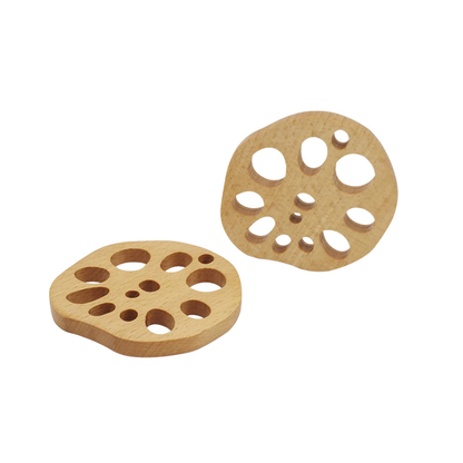 Funki Findz | Coasters | Natural Lotus Root Wood Drink Mats 6 Pcs