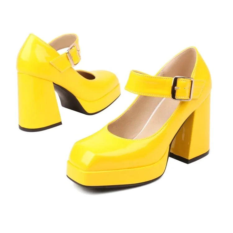 Funki Findz | Shoes | Women's Bright Patent Mary Jane Pumps