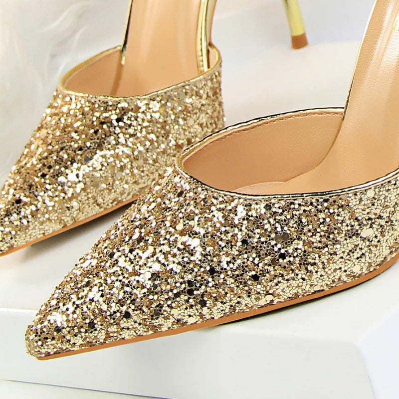 Funki Findz | Shoes | Women's Elegant Party Glitter Sandals