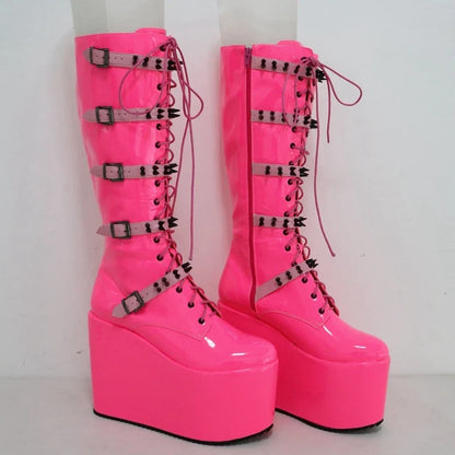 Funki Findz | Boots | Women's Super High Custom Platform Boot