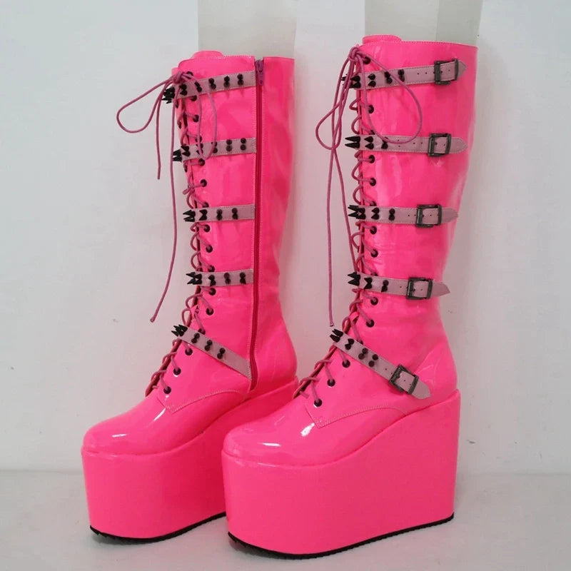 Funki Findz | Boots | Women's Super High Custom Platform Boot