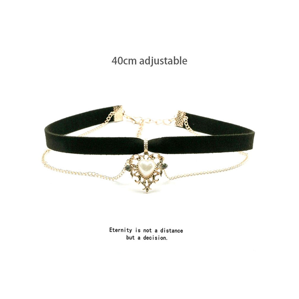 Funki Findz | Necklaces | Women's Black Goth Choker Necklace