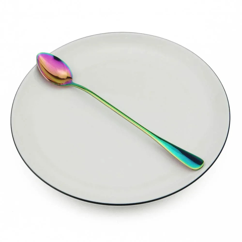 Funki Findz | Spoons | Long Handled Dessert Spoons | 4 Pcs