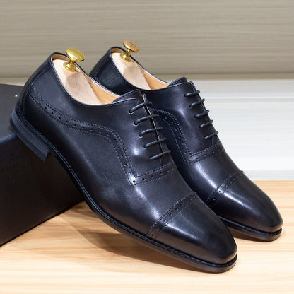 Funki Findz | Shoes | Men's Elegant Leather Oxford Brogue Shoe