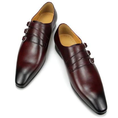 Funki Findz | Shoes | Men's Genuine Leather Pointed Toe Shoes