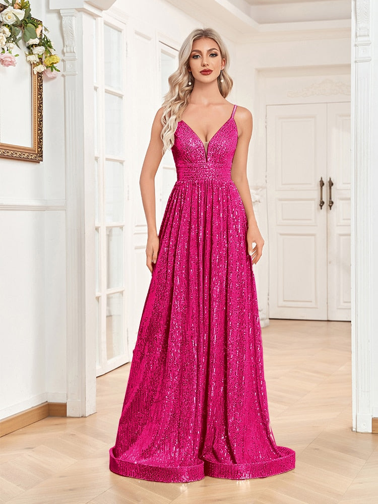 Funki Findz | Dresses | Women's Luxury Strappy Evening Dress
