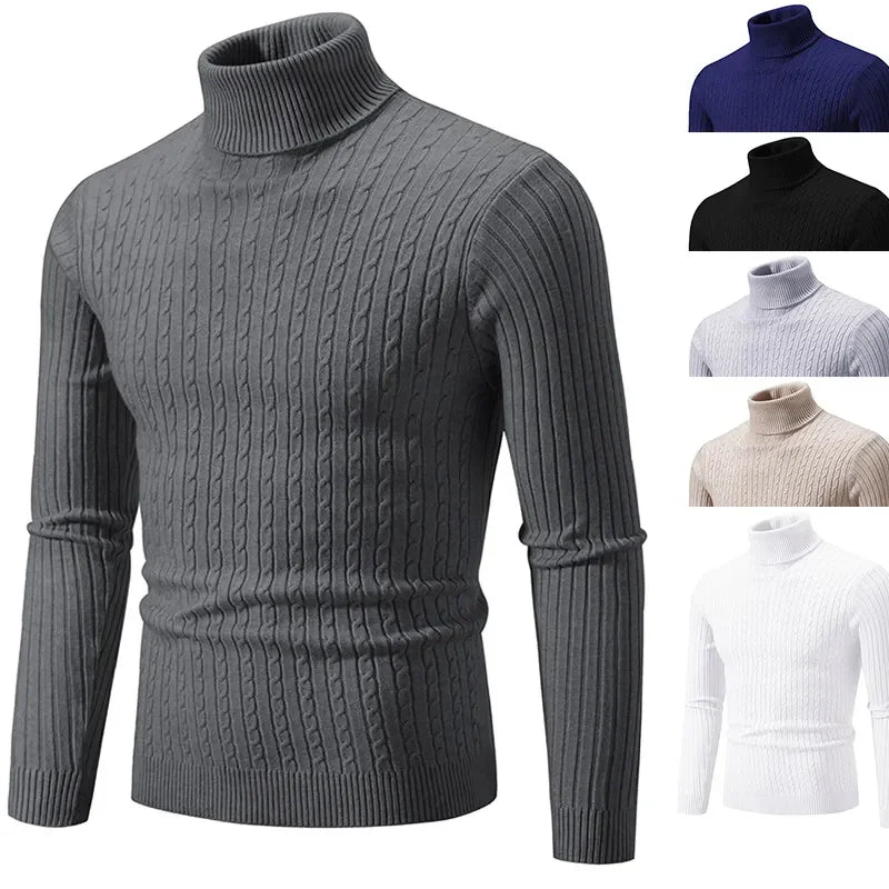 Funki Findz | Sweaters | Men's High Neck Mock Neck Pullovers