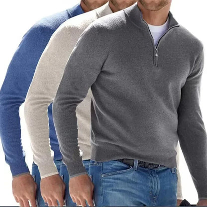 Funki Findz | Sweaters | Men's Slim Fit V-neck Casual Pullover