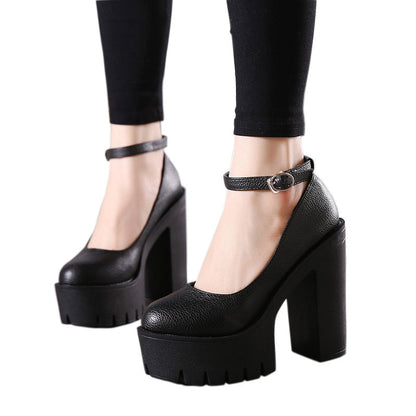 Funki Findz | Shoes | Women's High Platform Buckle Strap Shoes