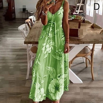 Funki Findz | Dresses | Women's Long Floral Summer Maxi Dress