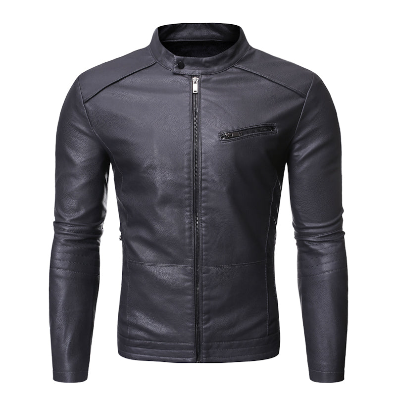 Funki Findz | Jackets | Men's Women's Slim PU Leather Jacket