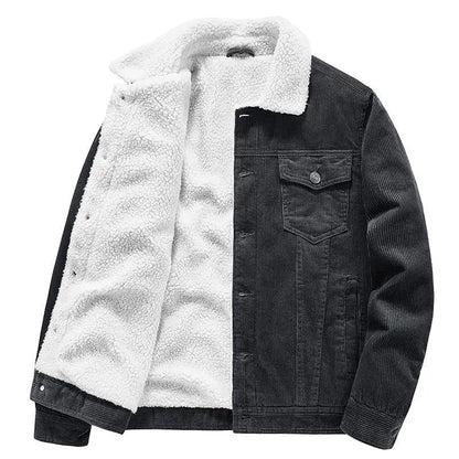 Funki Findz | Jackets | Men's Corduroy Fleece Winter Jacket
