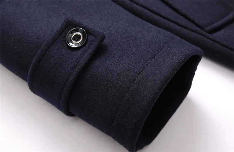 Funki Findz | Jackets | Men's Winter Woolen Long Trench Coat