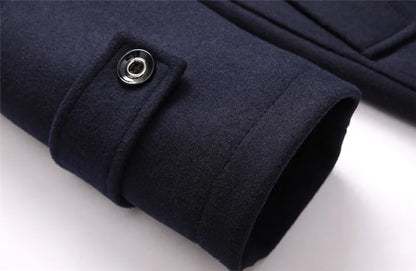 Funki Findz | Jackets | Men's Winter Woolen Long Trench Coat