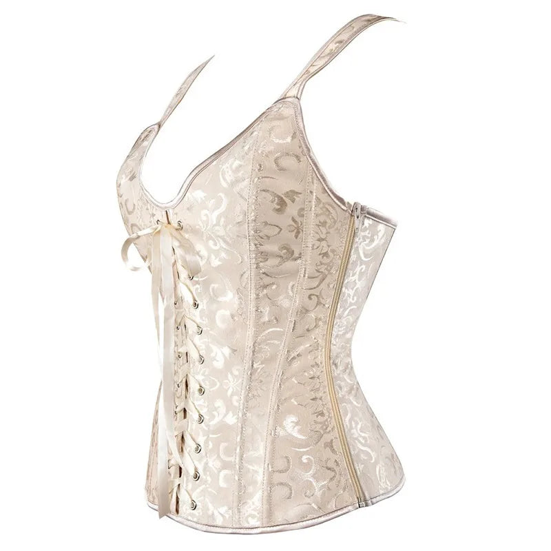 Funki Findz | Lingerie | Women's Victorian Satin Lace Up Corsets