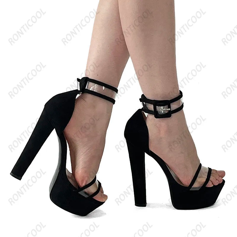 Funki Findz | Shoes | Women's Block Heel High Platform Sandals
