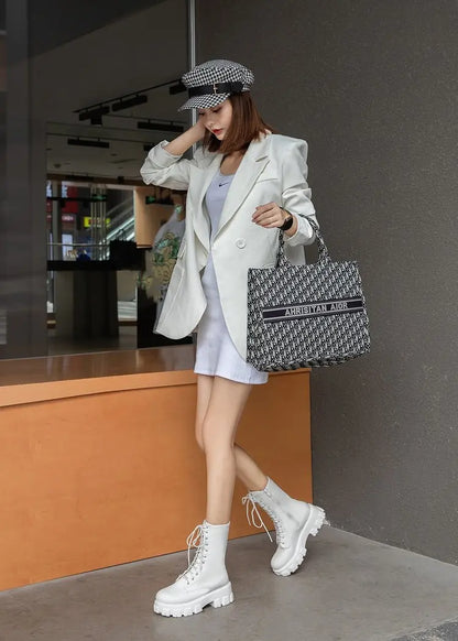 Funki Findz | Boots | Women's Platform Chunky Heel Ankle Boot