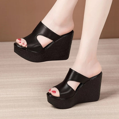 Funki Findz | Shoes | Women's High Heel Gothic Wedge Sandals