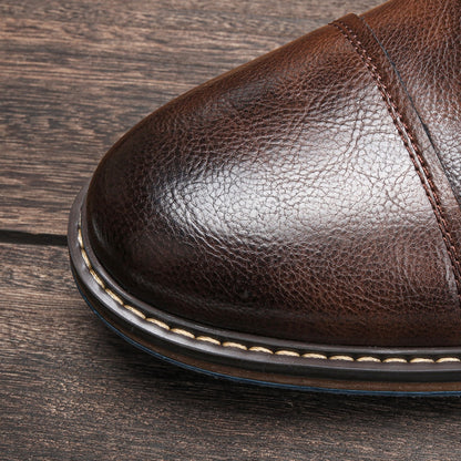 Funki Findz | Boots | Men's Leather Dress Boot | Retro Ankle Boot